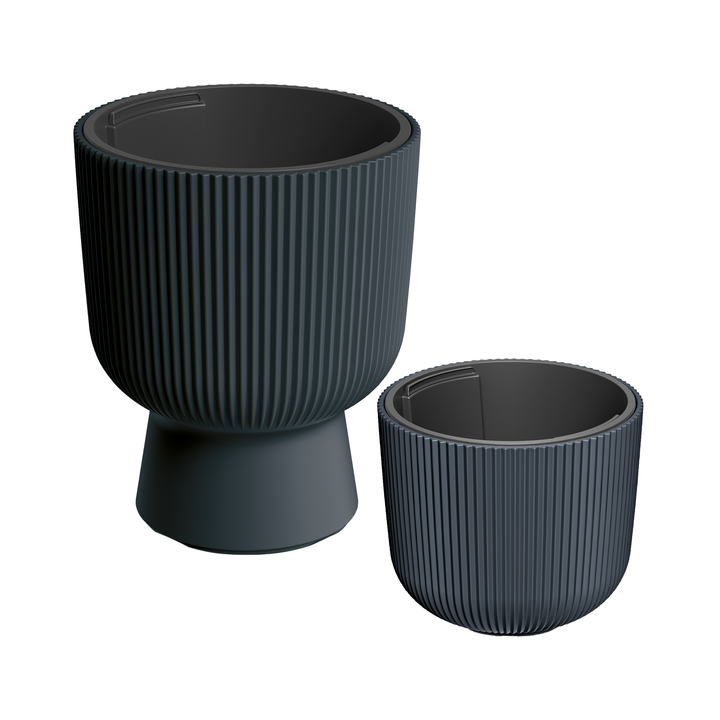 Design-Pflanzgefäße-Set ALVY 30 & CYRA 24