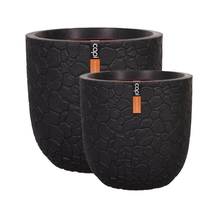 CAPI Pflanzgefäße-Set CLAY ø 35er & 43er