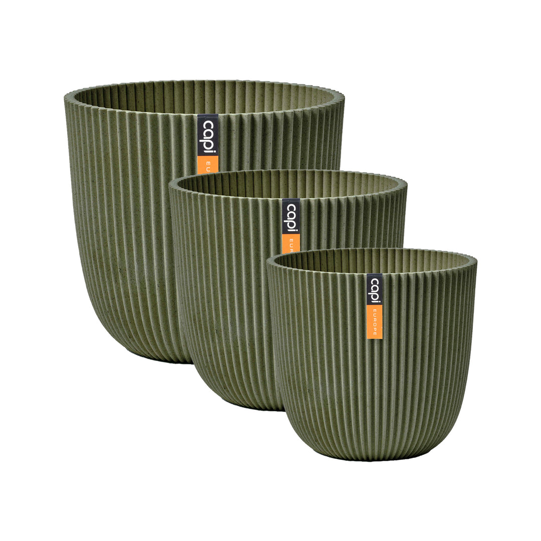 CAPI Blumentopf-Set GROOVE ø 16er, 21er, 25er