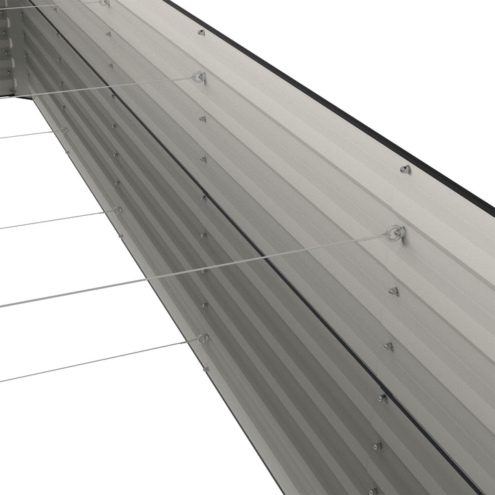RIVARO SELECT Hochbeet 100 x 425 x 90 cm inkl. Zubehör