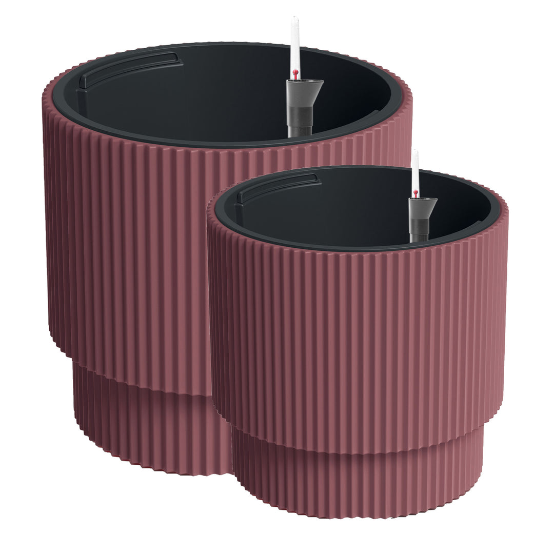Design-Pflanzgefäße-Set IVY (2er Set) mit Bewässerungseinsatz