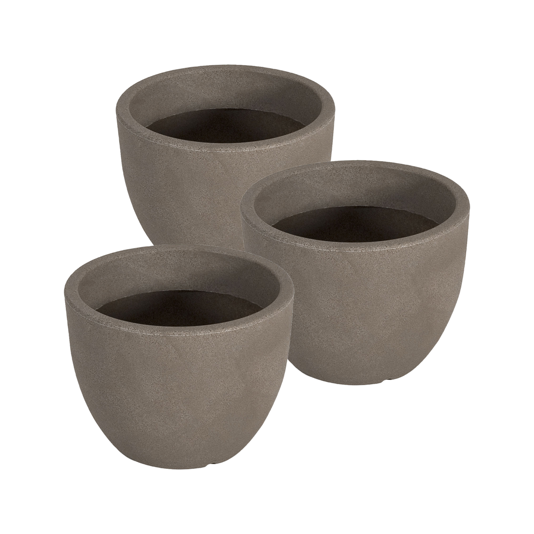 Pflanzkübel MILANO ø 40er - 3er Set