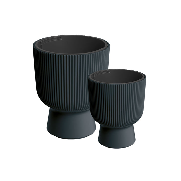 Design-Pflanzgefäße-Set ALVY (2er Set-Small)