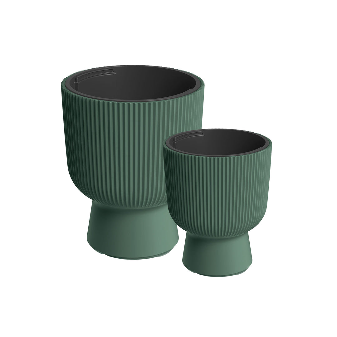 Design-Pflanzgefäße-Set ALVY (2er Set-Small)