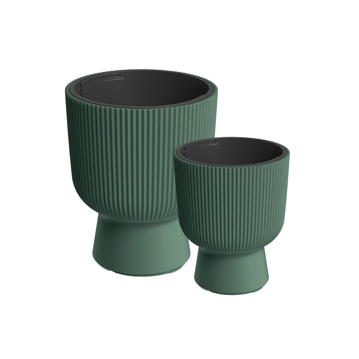 Design-Pflanzgefäße-Set ALVY (2er Set-Small)