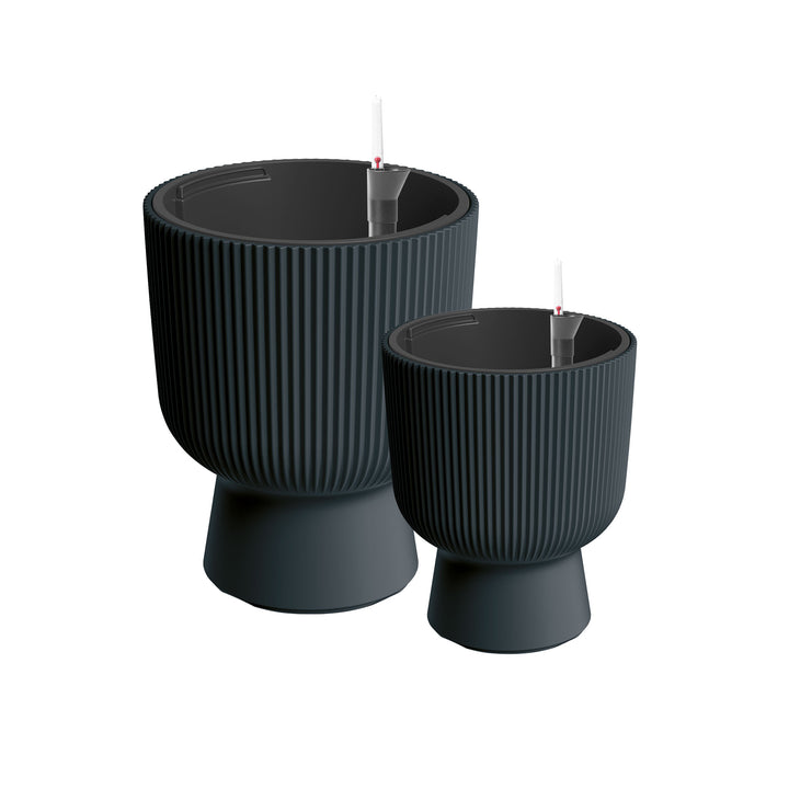 Design-Pflanzgefäße-Set ALVY (2er Set-Small) mit Bewässerungseinsatz