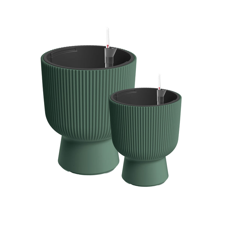 Design-Pflanzgefäße-Set ALVY (2er Set-Small) mit Bewässerungseinsatz