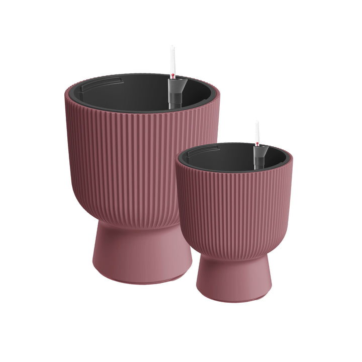 Design-Pflanzgefäße-Set ALVY (2er Set-Small) mit Bewässerungseinsatz