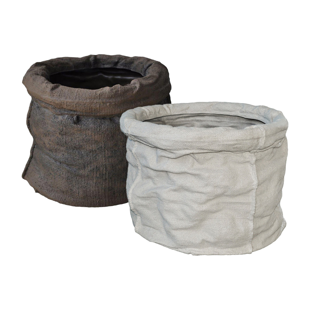 Premium-Pflanzgefäß SACCO Leinenoptik ø 47cm