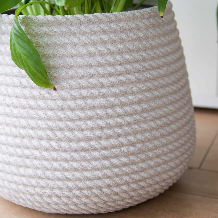 Premium-Pflanzgefäß BALI Kordel ø 38cm