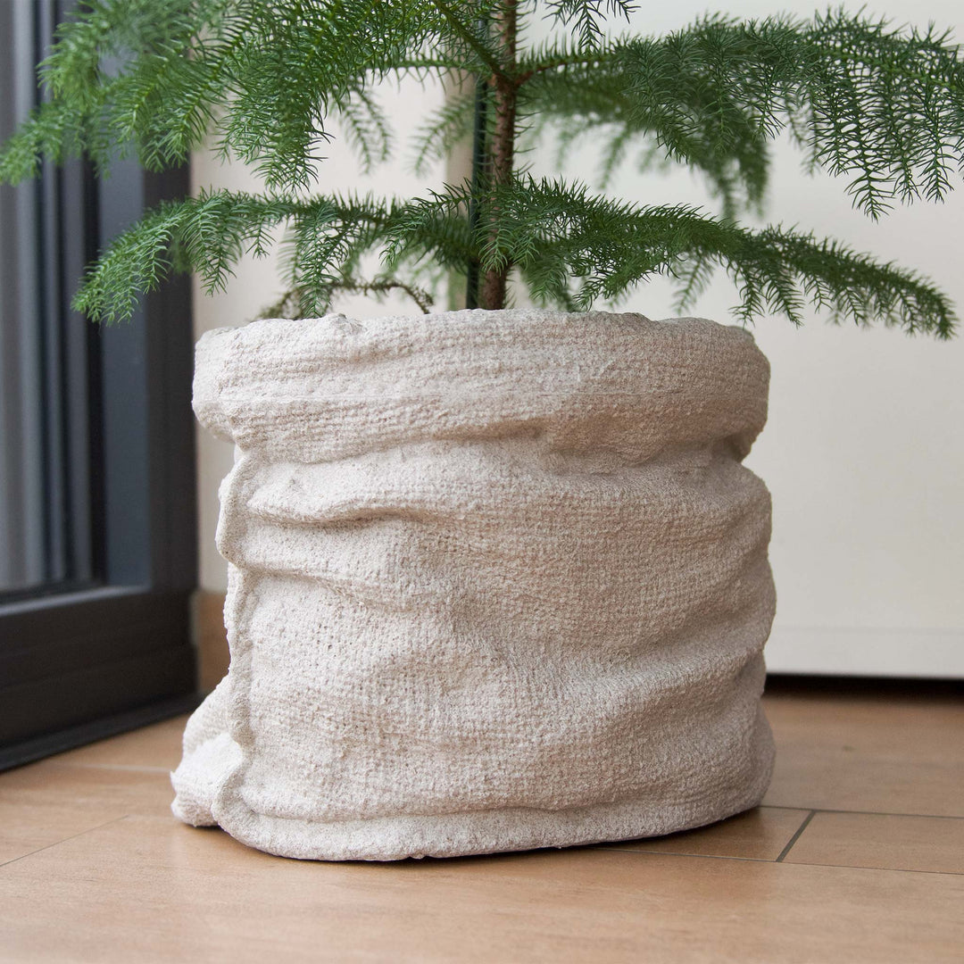 Premium-Pflanzgefäß SACCO Leinenoptik ø 30cm