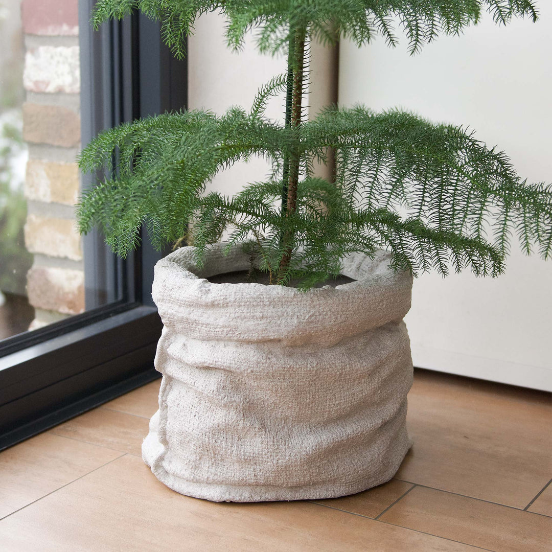 Premium-Pflanzgefäß SACCO Leinenoptik ø 30cm