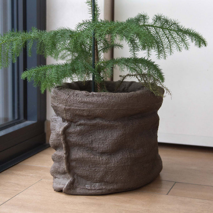 Premium-Pflanzgefäß SACCO Leinenoptik ø 30cm