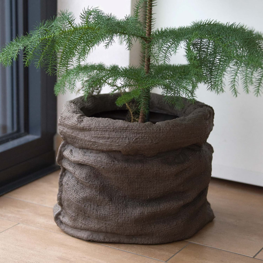 Premium-Pflanzgefäß SACCO Leinenoptik ø 30cm