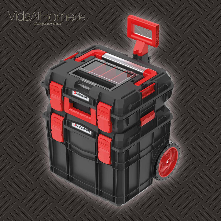 original KISTENBERG® Profi Werkzeug-Trolley-Set C Block Alu Log XXL
